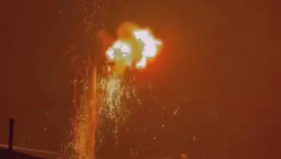 Hatay'da elektrik kablolarında patlama meydana geldi