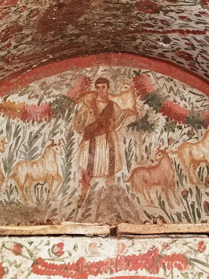 İznik'te benzersiz 'Çoban İsa' figürü ortaya çıkarıldı