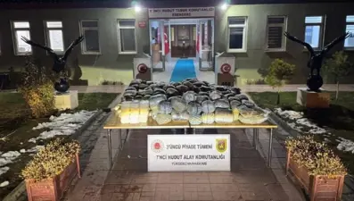 Hakkari sınırında 259 bin kilogram uyuşturucu madde bulundu