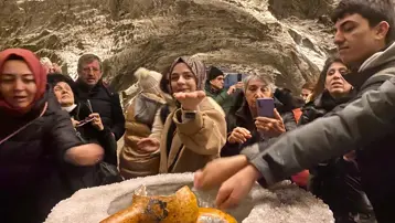 Yerin 150 metre altında şifa arıyorlar. Astım ve KOAH hastaları buraya koşuyor