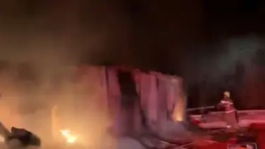 Küllükteki sigara barakayı yaktı