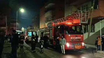 Batman'da çıkan yangında yatalak hasta can verdi