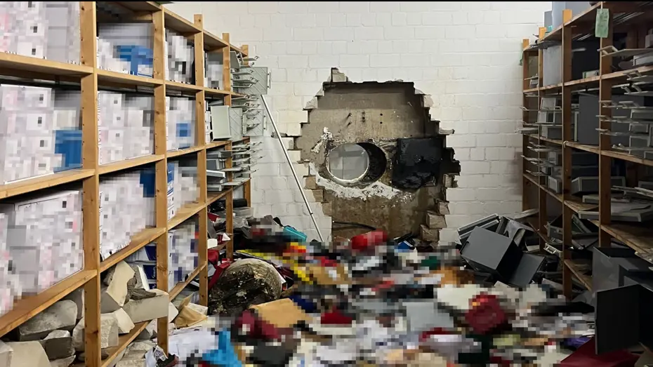 La Case Papel gerçek oldu. Almanya'da banka kasası soyuldu