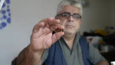 Kehribar taşının içinde tesadüfen buldu ''Daha önce hiç rastlamadığım bir şey''