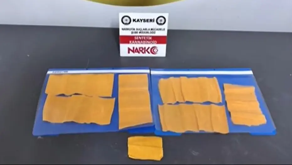 Kayseri’de beze emdirilmiş uyuşturucu madde bulundu: 4 gözaltı