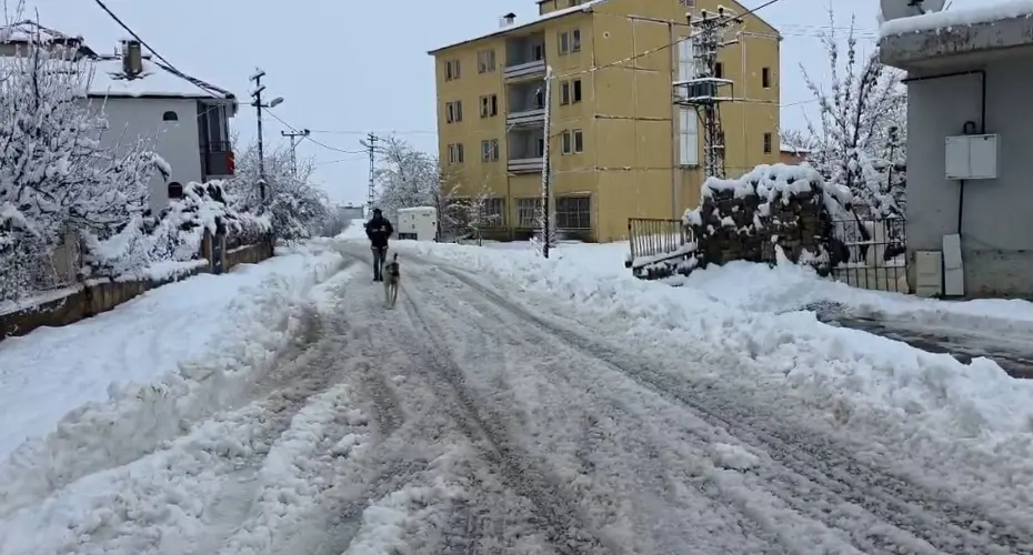 Kar yağdı, hayat durdu. Yollar kapandı, okullar tatil edildi