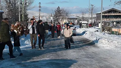 Kar sonrası akın ettiler. İlk kez böylesi oldu