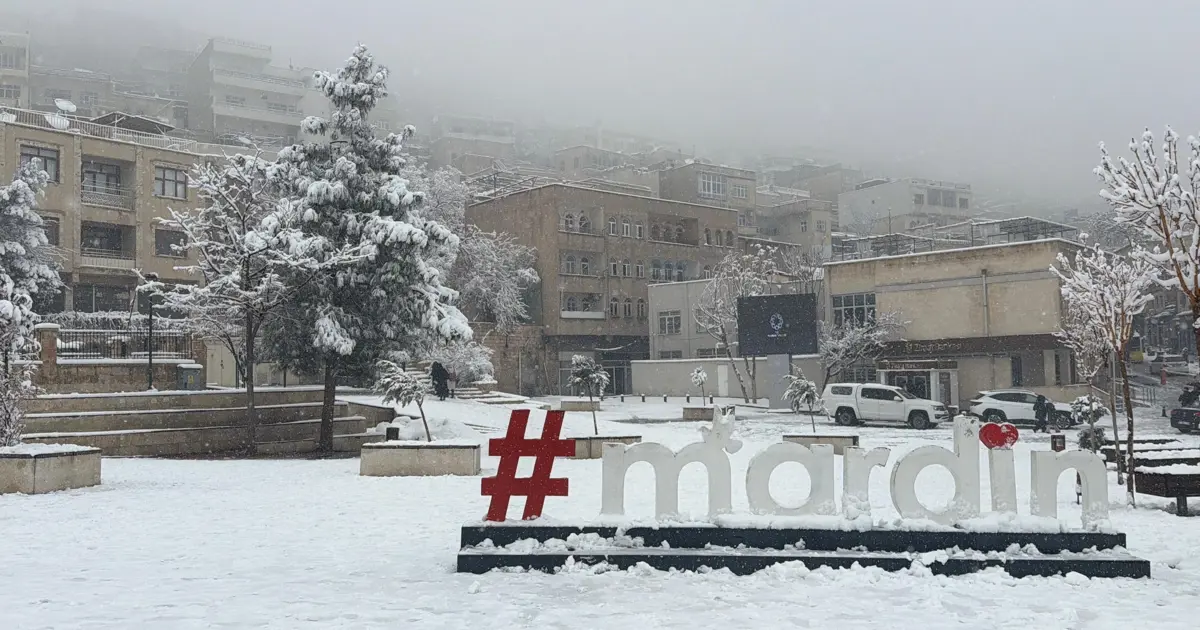 Mardin’de kar yağışı etkili oluyor