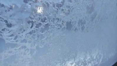 Eksi 30,9 dereceyle her şey buz tuttu. Arabalar çalışmadı, kapı kilitleri dondu