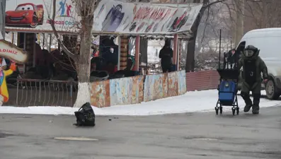 Sokak ortasında bomba paniği