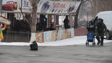 Sokak ortasında bomba paniği