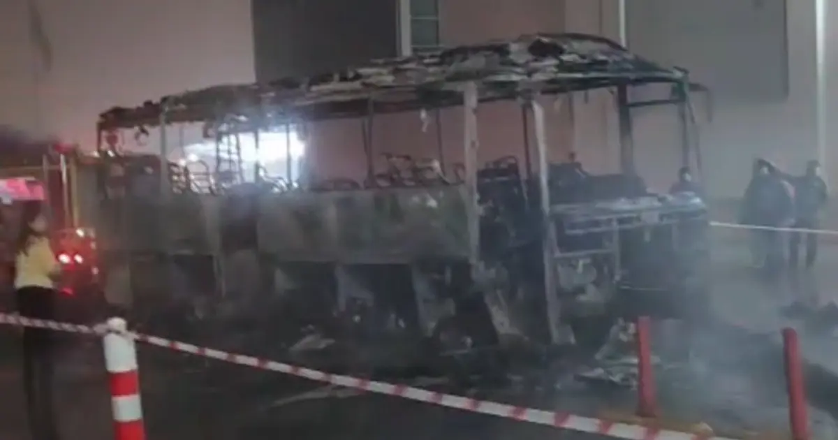 Sınır kapısında alev topuna döndü