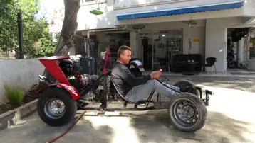 "Yapamazsın, boşver" dediler ama yaptı. Hızı saatte 60 kilometreye ulaşan hayâl