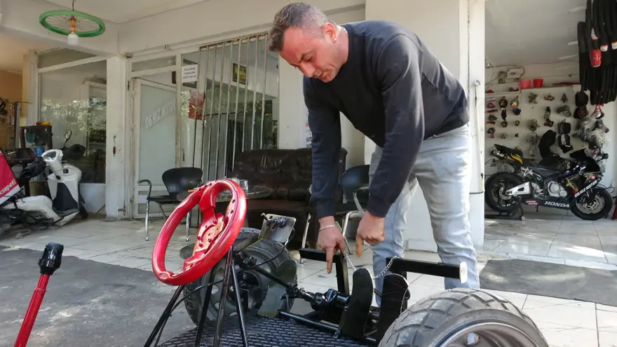 "Yapamazsın, boşver" dediler ama yaptı. Hızı saatte 60 kilometreye ulaşan hayâl 4