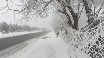 Eksi 25 derecede hayat durdu. Kentte her şey dondu