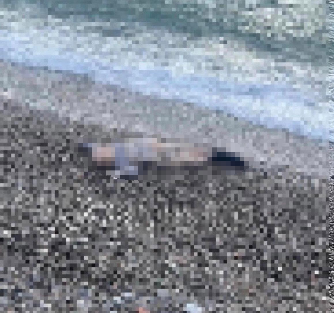 İzmir'de sahile vurmuş bir çocuk cesedi bulundu