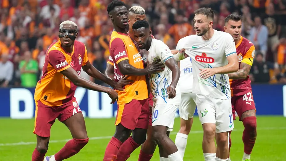 Galatasaray Çaykur Rizespor deplasmanında