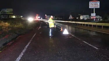 Çukurlar kabus oldu. Valinin makam aracı da yolda kaldı