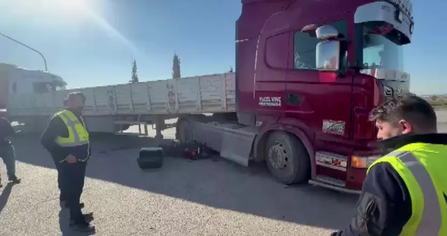 Sürüklenerek TIR'ın altına sıkıştı. Yaşadığı mucizeyi anlattı: Asfaltla burun burunaydım   