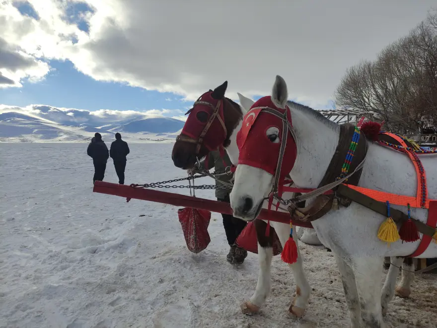 GÖL ÜSTÜNDE KIZAK GEZİSİ 