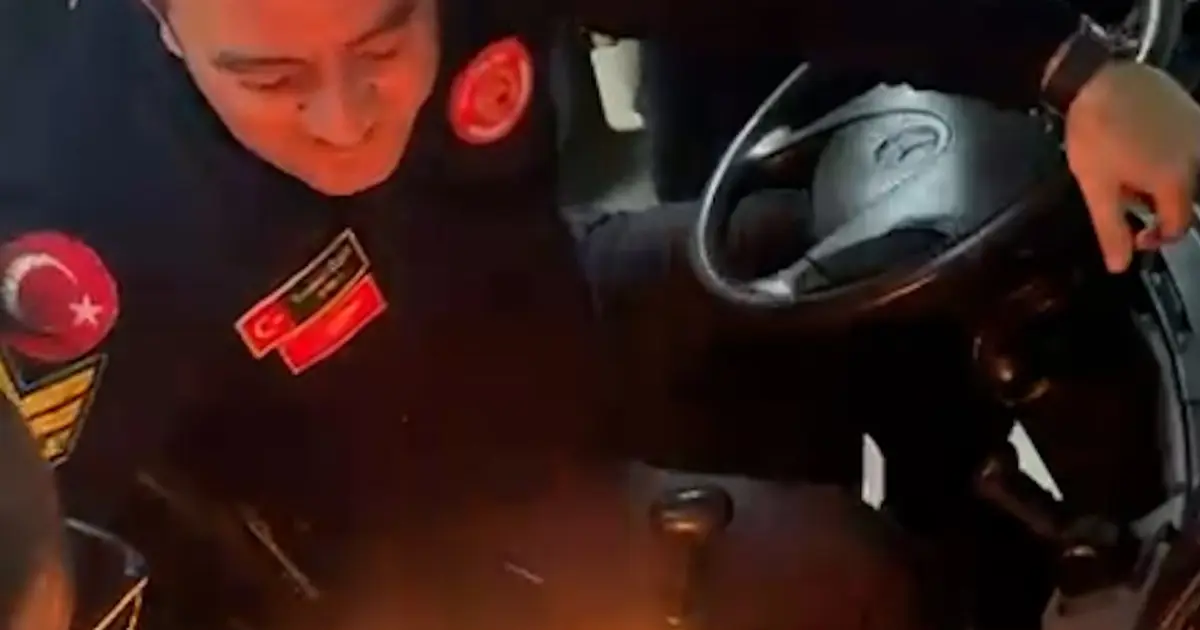 İtfaiye şoförüne yürek hoplatan sürpriz: "Anam anam benim ev"