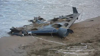Ordu'da insansız hava aracı sahile vurdu. İran yapımı kamikaze çıktı