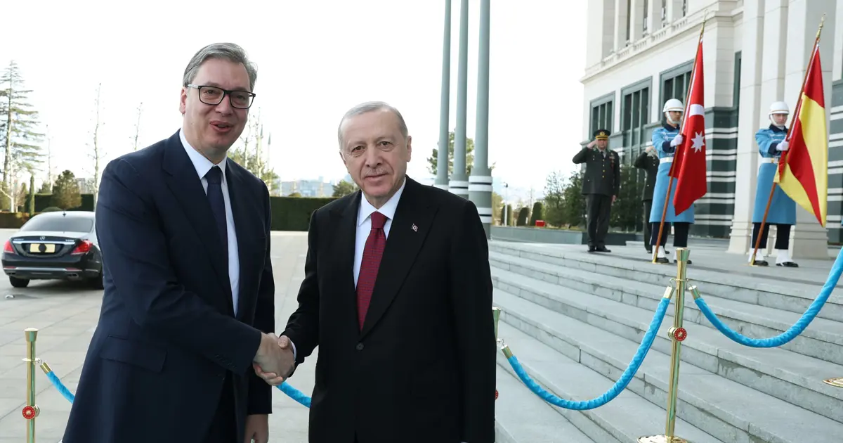 Cumhurbaşkanı Erdoğan, Sırbistan Cumhurbaşkanı Vucic ile bir araya geldi