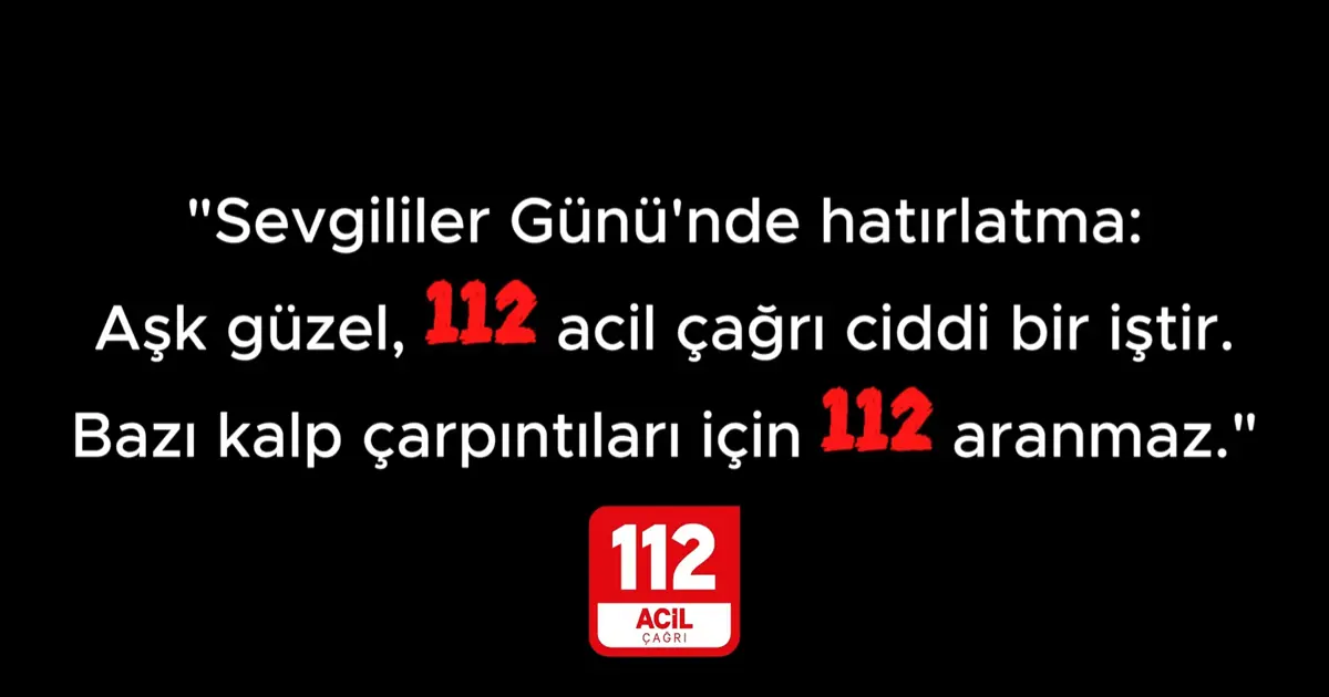 112'yi arayıp Sevgililer Günü için pasta istedi, bin 882 TL ceza yedi