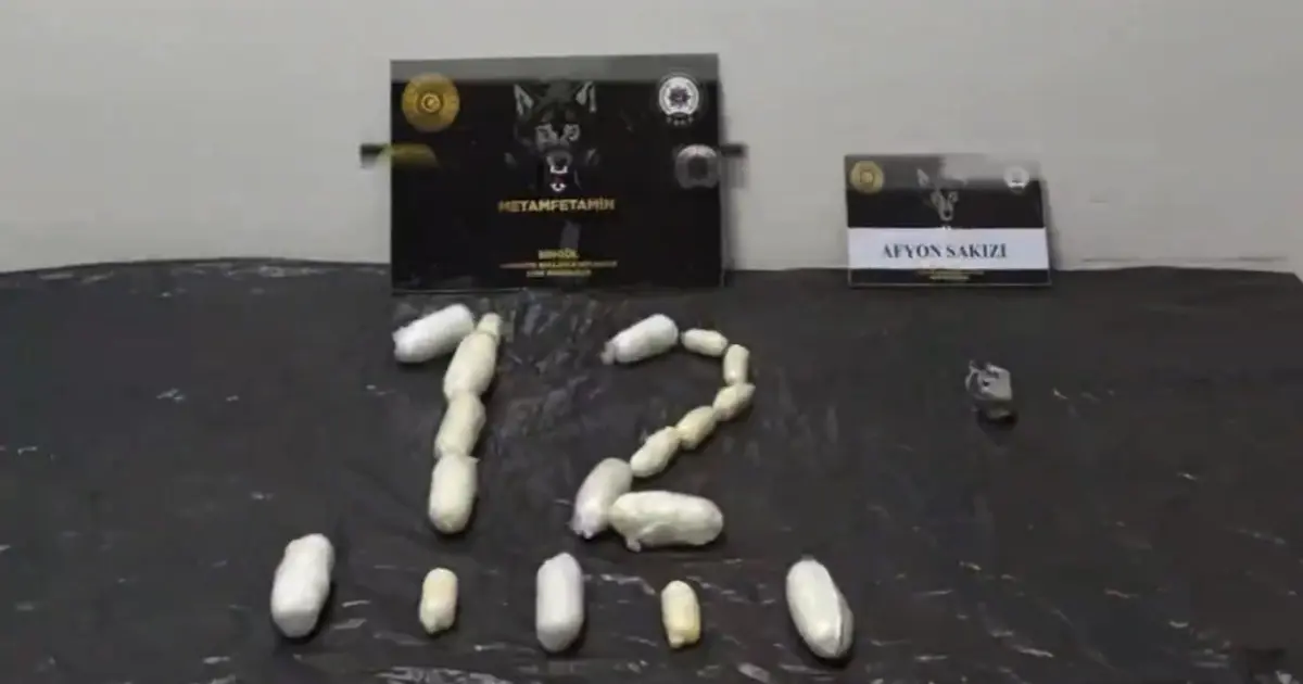 Kapsül halinde 88 parça uyuşturucu yutan şüpheliler tutuklandı