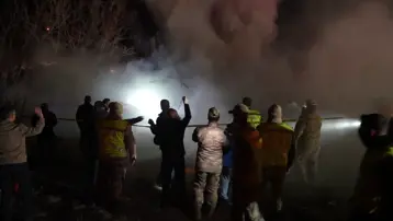 Gümüşhane’de yangın sonrası ev çöktü, bir kişi öldü