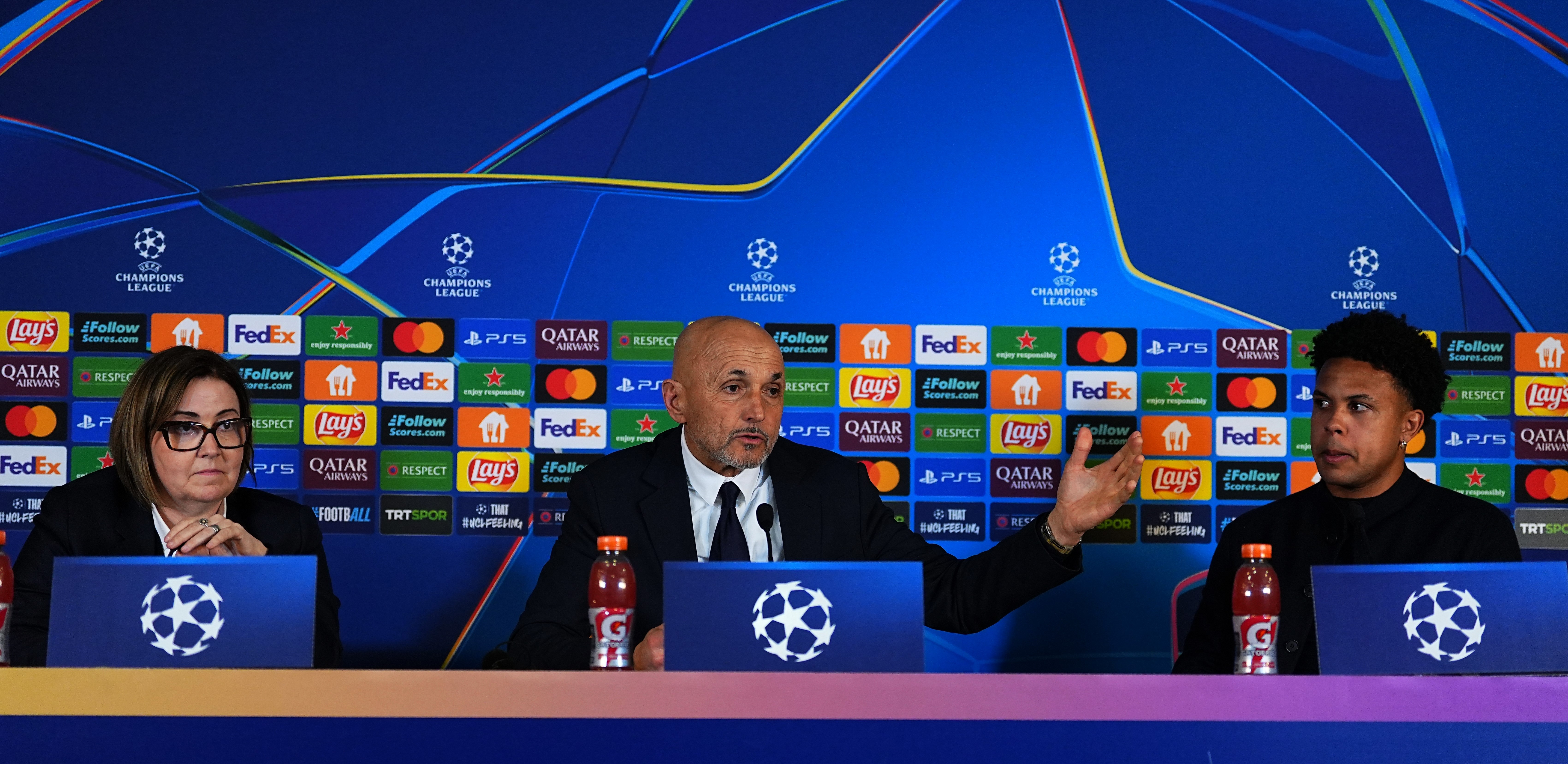 Luciano Spalletti: "Victor Osimhen ve Mauro Icardi'nin olağanüstü kaliteleri var"