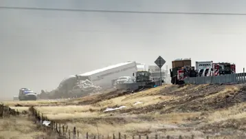 ABD'de kum fırtınası faciası. 30 araç birbirine girdi