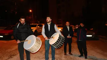 Ramazan davulcularının mesaisi başladı