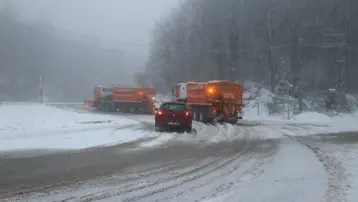 Bolu Dağı beyaza büründü: Kar kalınlığı 10 santimetreye ulaştı