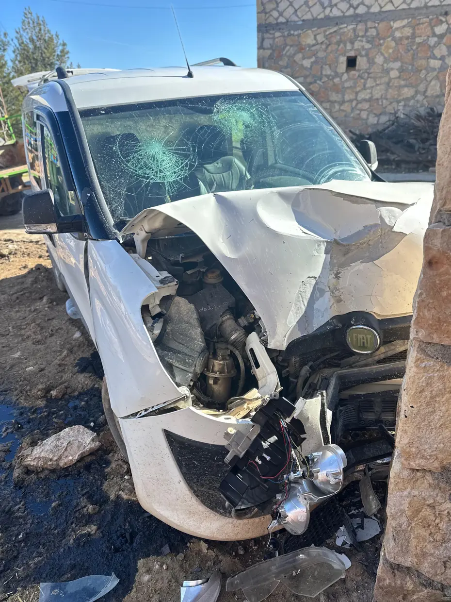 Mardin'de trafik kazası. 2 yaralı