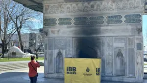 İstanbul'un en büyük üçüncü çeşmesini yakan kişi adliyeye sevk edildi 