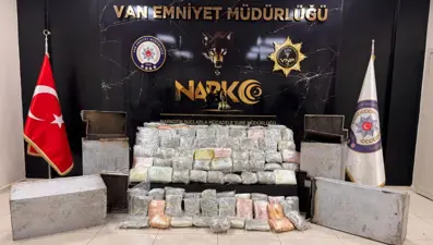 Van'da 68 kilo uyuşturucu ele geçirildi
