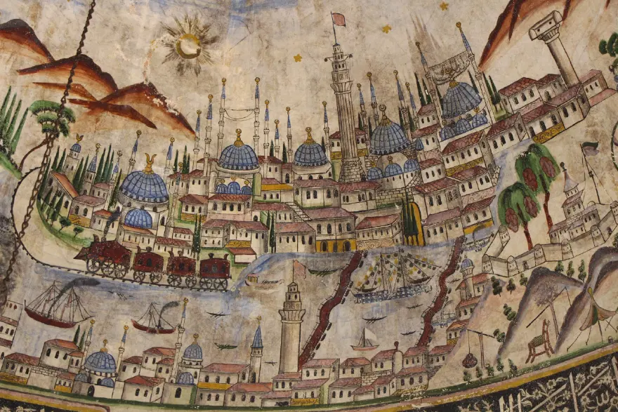 Cami şadırvanında 150 yıllık ayrıntı. Dikkatli bakınca fark ediliyor, ilk günkü gibi korunuyor 