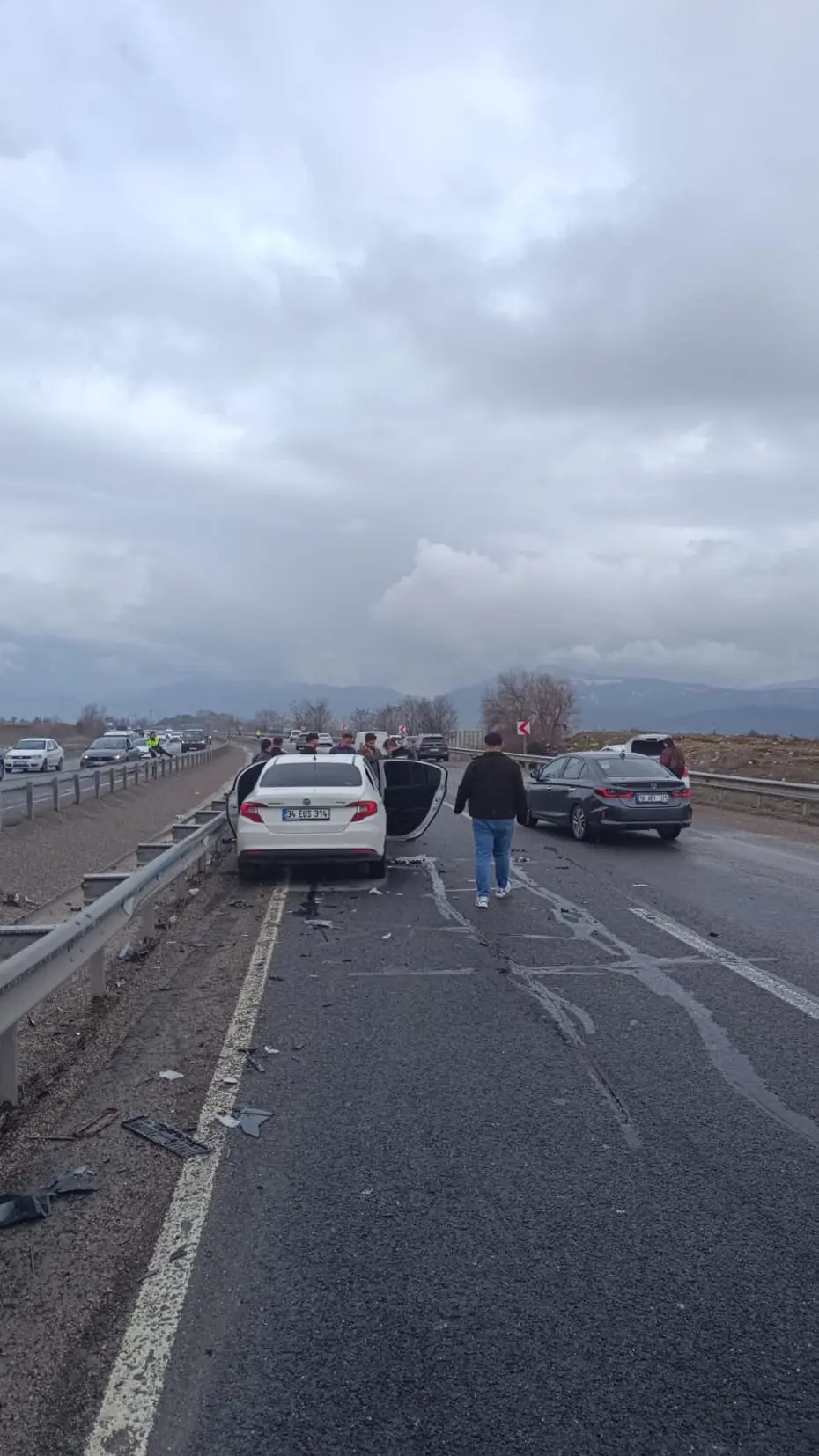 El frenini çekmeyi unuttuğu aracını durdurmaya çalışırken öldü
