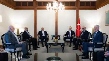 Dışişleri Bakanı Fidan, Ankara'da Hamas heyeti ile görüştü