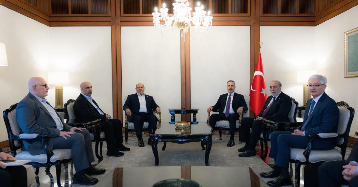 Dışişleri Bakanı Fidan, Ankara'da Hamas heyeti ile görüştü