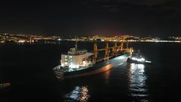 İstanbul Boğazı'nda gemi arızası