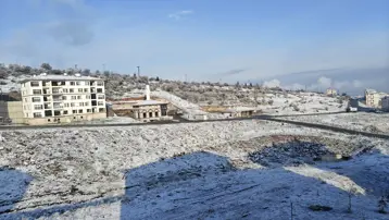 Kayseri baharda beyaza büründü