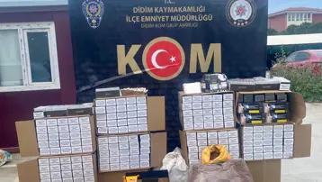 Aydın'da kaçakçılık operasyonu. 195 bin 900 adet doldurulmuş makaron ele geçirildi