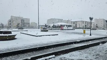 Bulanık'ta nisan ayında kar sürprizi
