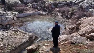 3 yıl önce tamamen kurumuştu. Şifalı göl yeniden su tuttu