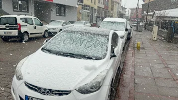 Karlıova'da nisan karı etkili oldu