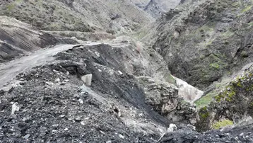 Şırnak'ta yağışla beraber heyelan oluştu
