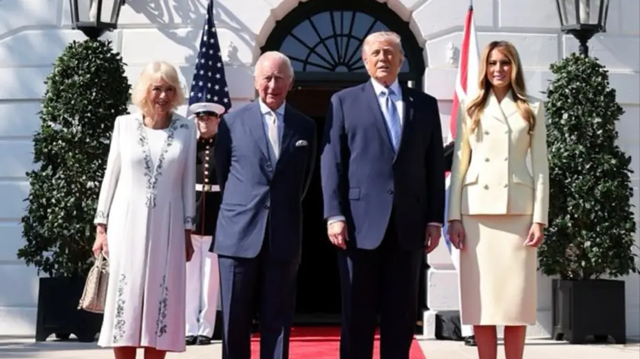İngiltere Kralı Charles ve eşi Kraliçe Camilla ABD’de