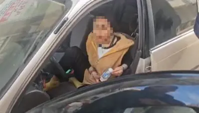 Hem hırsız hem güçlü! "Araç benim" dedi, otomobilden inmedi